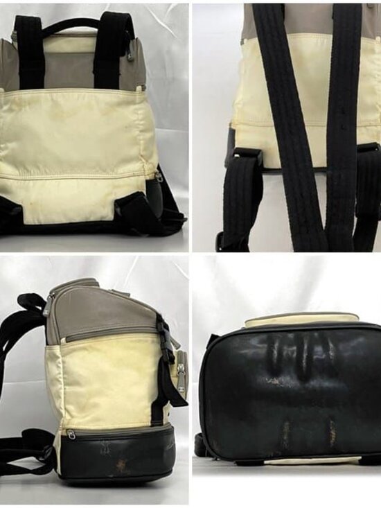Chanel Backpack Gray White Black Sport with a Reason main image 4